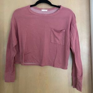 Pink long sleeve shirt size small